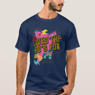 T-shirt Vécu les années 80 Fun 1980 Radhrowback Soirée Cos
