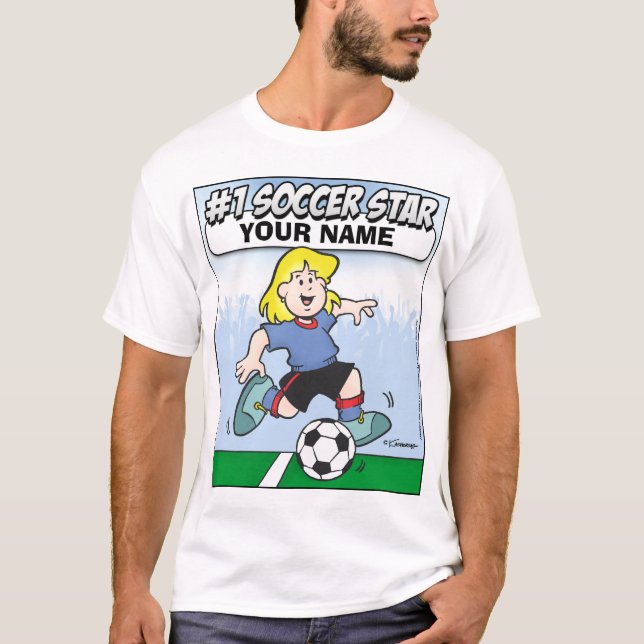 T-shirt Vedette de Football (Devant)