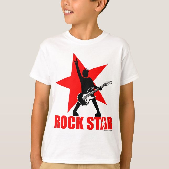 T-shirt Vedette du rock (Devant)