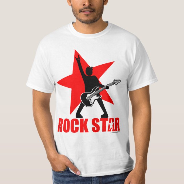 T-shirt Vedette du rock (Devant)