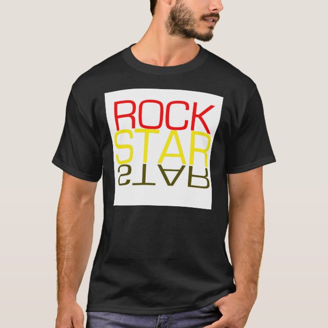 T-SHIRT VEDETTE DU ROCK (Devant)
