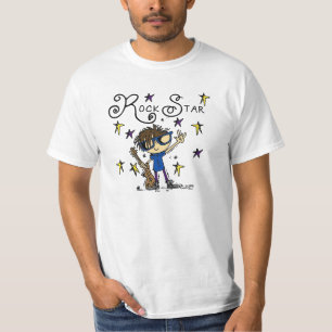 T-shirt Vedette du rock de brune