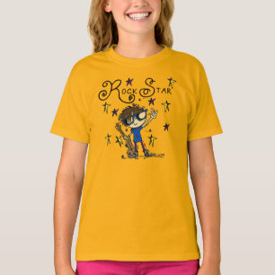 T-shirt Vedette du rock de brune