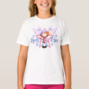 T-shirt Vedette du rock de la fille