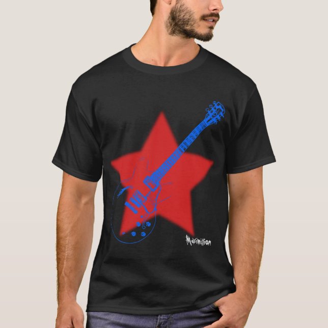 T-shirt Vedette du rock par Maximillion (Devant)