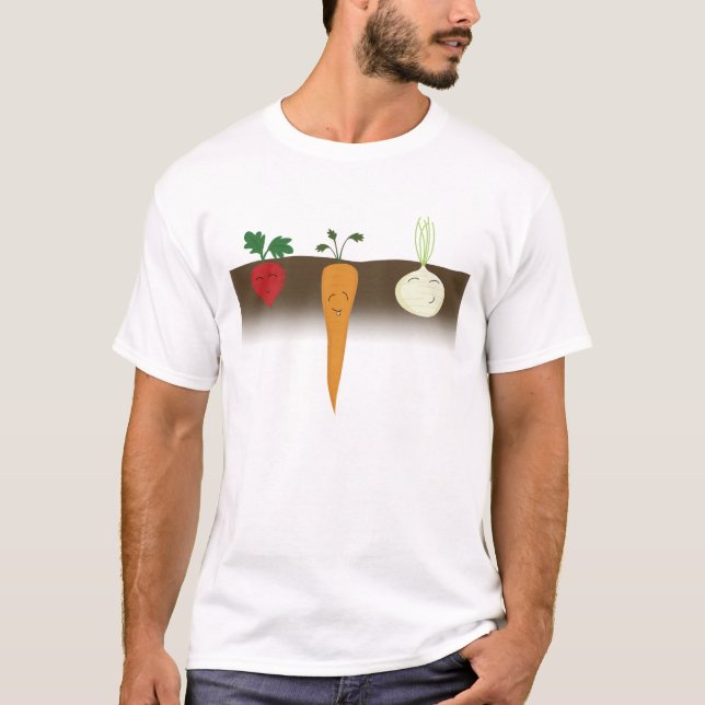 T-shirt Veg heureux (Devant)