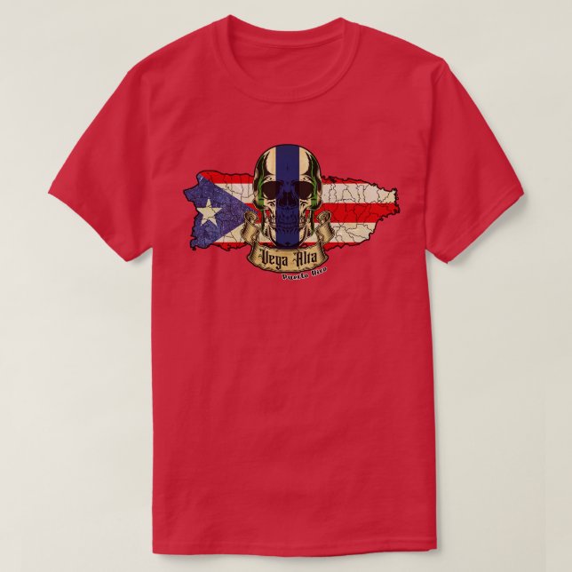 T-shirt Vega Alta Isla de Porto Rico (Design devant)