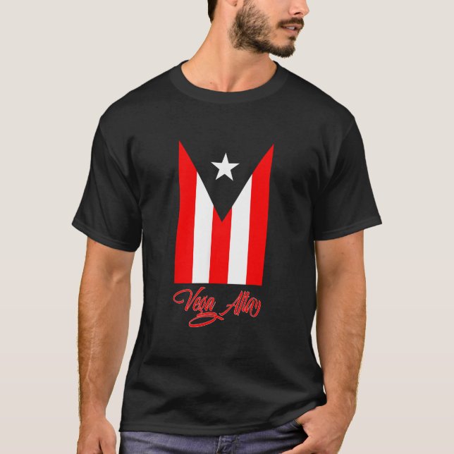 T-shirt Vega Alta Puerto Rico Flag S (Devant)