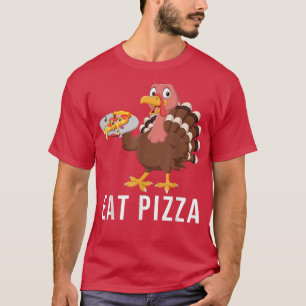 T-shirt Vega Thanksgiving Turquie Mange Pizza Ne Mange Pas