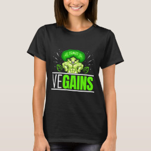 T-shirt VeGains Forte Brocoli Bodybuilding végétarien et v
