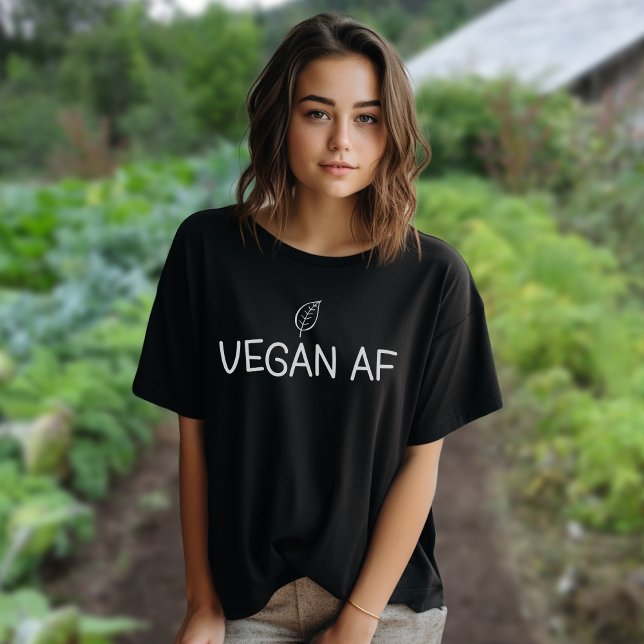 T-shirt Vegan AF Minimaliste (Créateur téléchargé)