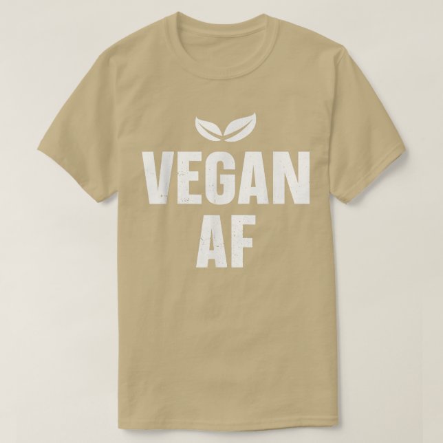 T-shirt Vegan Af Régime Basé Sur Le Plante Végétarien Drôl (Design devant)