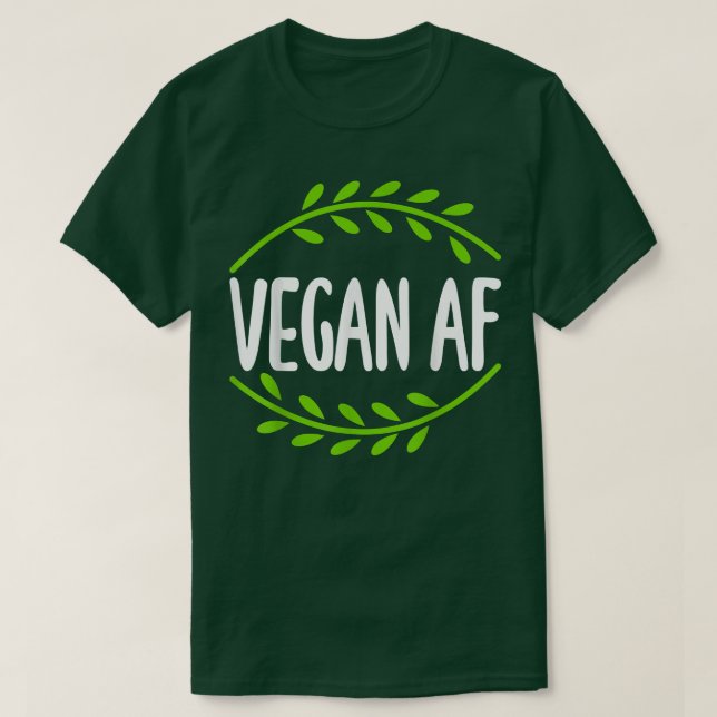 T-shirt Vegan Af Sweet Funny Graphic Design pour Vegetaria (Design devant)