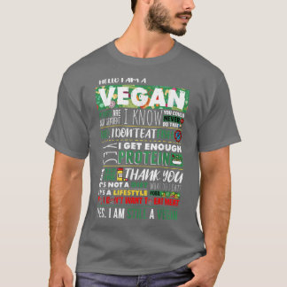 T-shirt Vegan Athlete Vegetable Légumes Lover Basé Plante