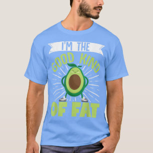 T-shirt Vegan Avocado Je suis bon genre gras végétarien