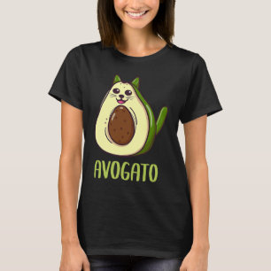 T-shirt Vegan Avocat Ca Chat Papa Maman Avogato Cinco De