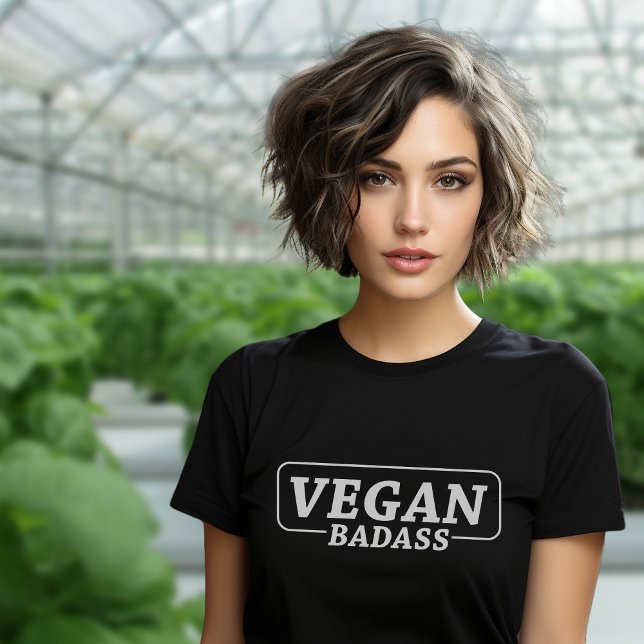T-shirt Vegan Badass, activisme (Créateur téléchargé)