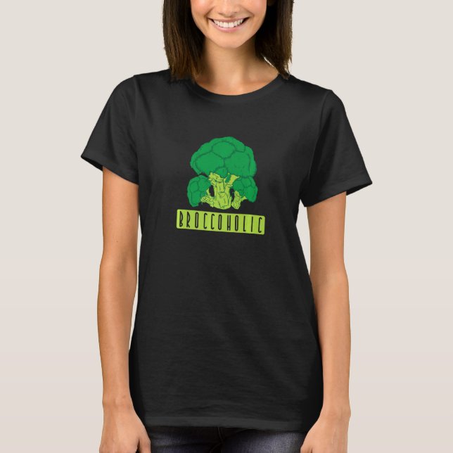 T-shirt Vegan Broccoholic (Devant)