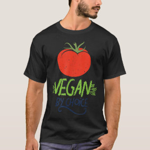 T-shirt Vegan By Choice Proud Vegetarian Funny Veggie Eate