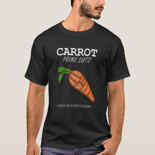 T-shirt Vegan Carrot Prime Cuts Vegetarian Butcher Veganis