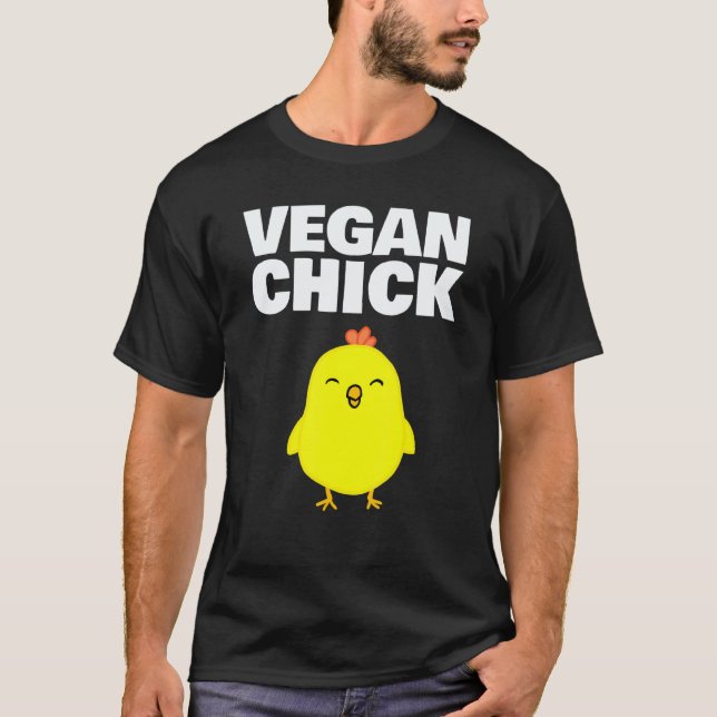 T-shirt Vegan Chick Vegan Chick (Devant)