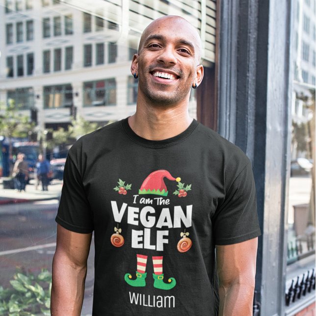 T-shirt Vegan elf famille correspondant nom de la tenue de (Créateur téléchargé)