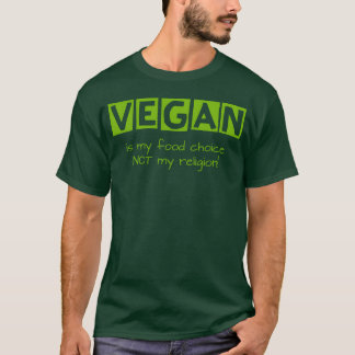 T-shirt Vegan est mon choix alimentaire ami