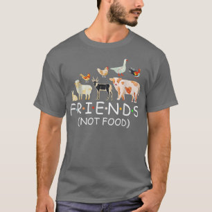 T-shirt Vegan Friends Not Food