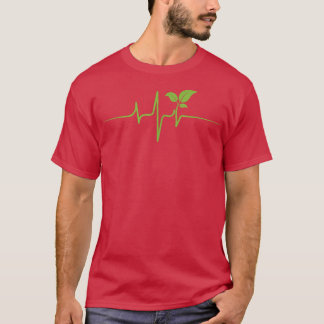 T-shirt Vegan Heartbeat Vegan Tee Gift For Vegetarian Plan
