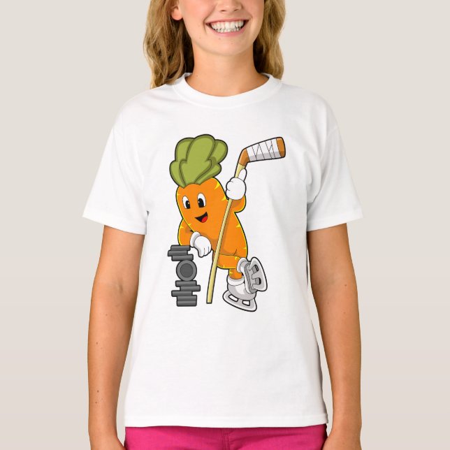 T-shirt Vegan Ice Hockey (Devant)
