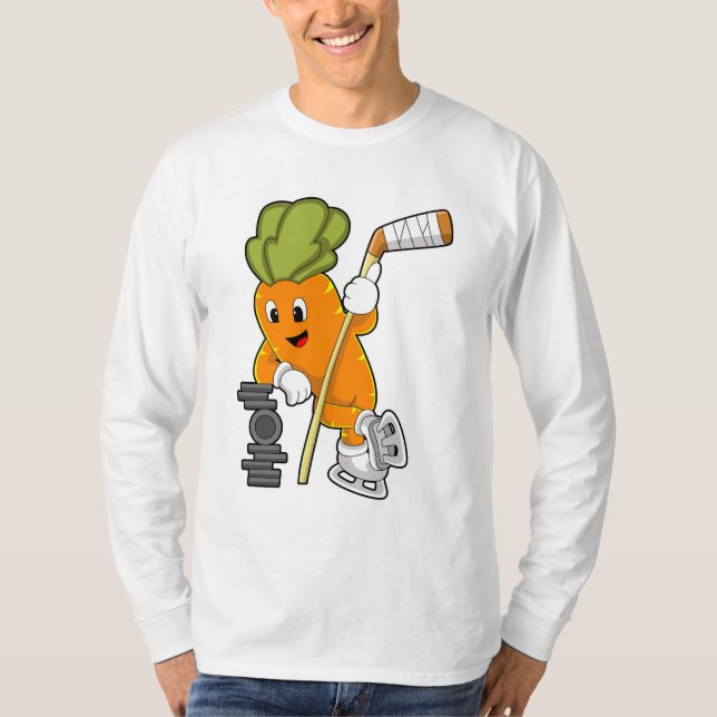 T-shirt Vegan Ice Hockey (Devant)