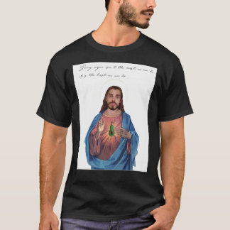 T-shirt Vegan Jesus (citation trempée) Premium Scoop T-S