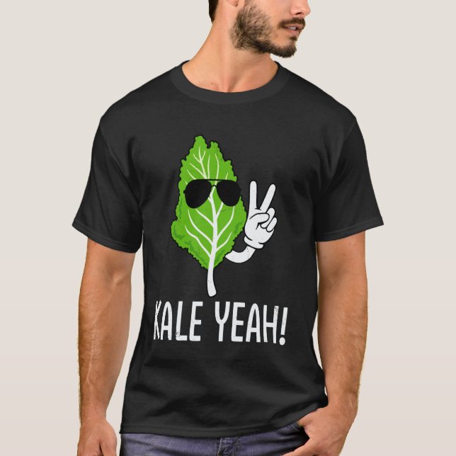 T-shirt Vegan - Kale Yeah (Devant)