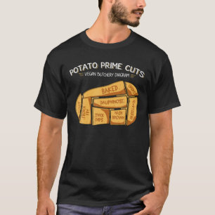 T-shirt Vegan Lover Potato Day Spirit Animal Est Une Pomme