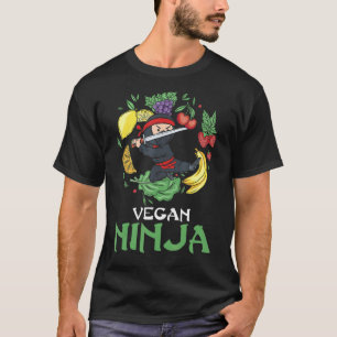 T-shirt Vegan Ninja Veggie Food Amateur Veganism World Veg