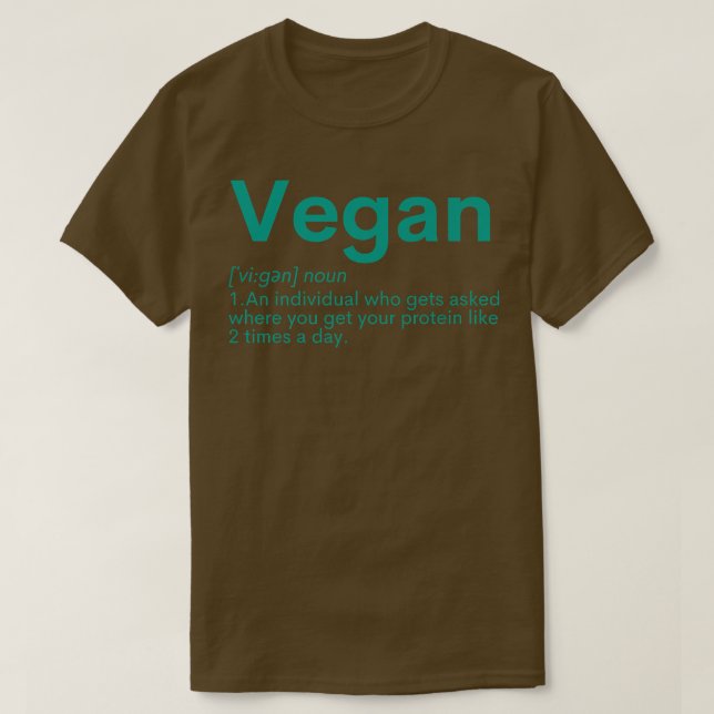 T-shirt Vegan Plant Based Diet Dino Vegetarian Nature Herb (Design devant)