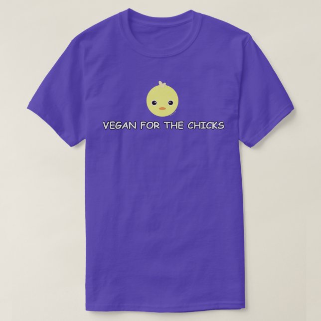 T-shirt Vegan pour les poussins 1 (Design devant)