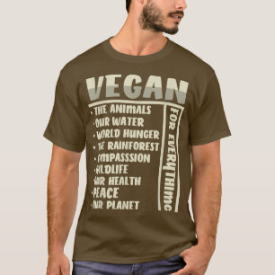 T-shirt Vegan pour tout