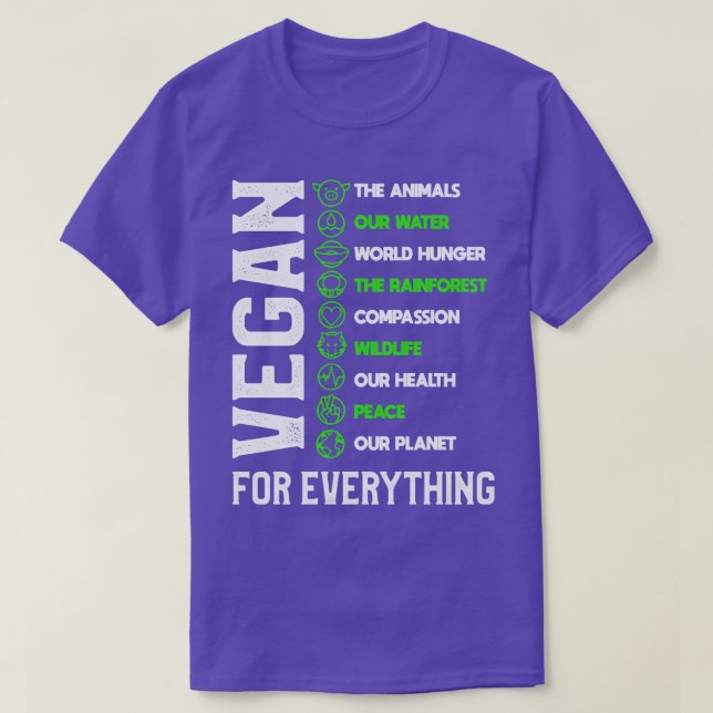 T-shirt Vegan pour tout (Design devant)