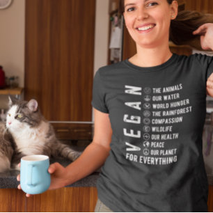 T-shirt Vegan pour tout régime basé sur le Plante