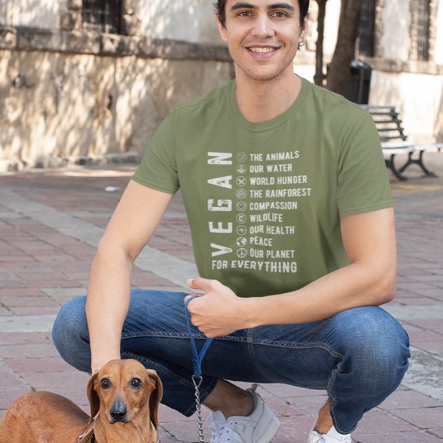 T-shirt Vegan pour tout régime basé sur le Plante (Créateur téléchargé)