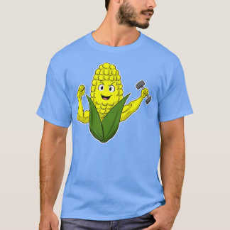 T-shirt Vegan Power Végétarien Plante Corn Bodybuilding Tr