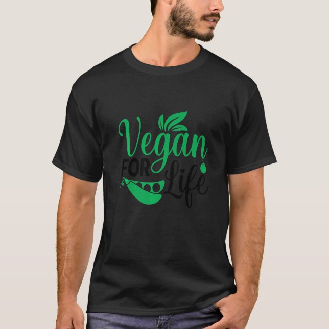 T-shirt Vegan Power Veggie Vegan Muscle sain Vegetaria (Devant)