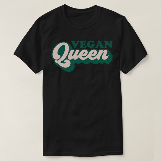 T-shirt Vegan Queen (Design devant)
