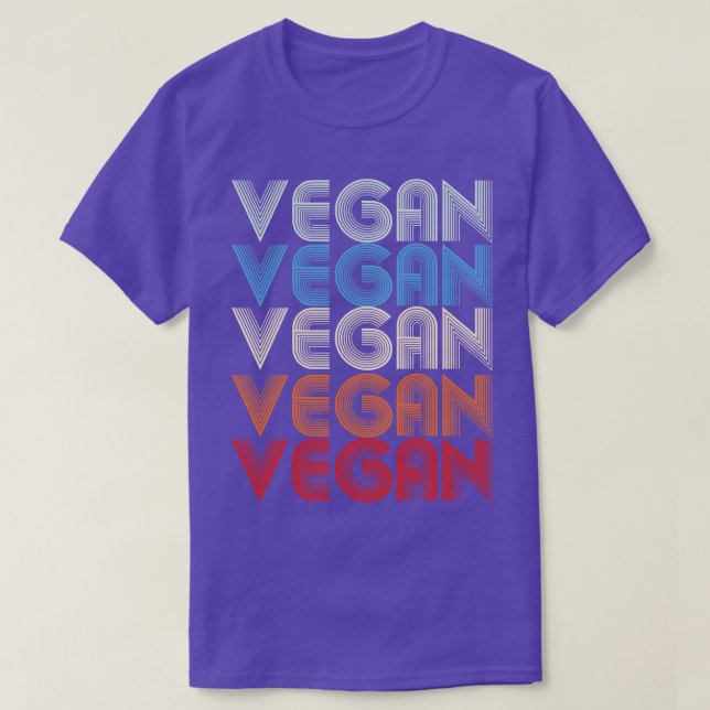 T-shirt Vegan Retro (Design devant)
