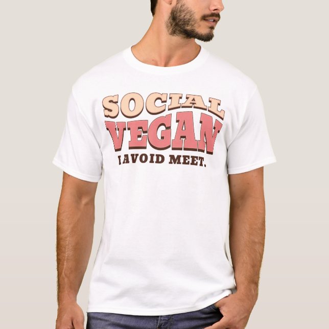 T-shirt Vegan social (Devant)