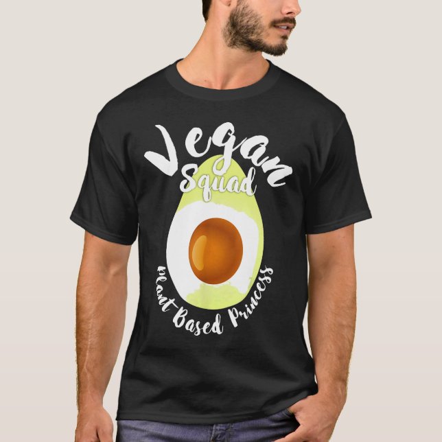 T-shirt Vegan Squad Avocado (Devant)