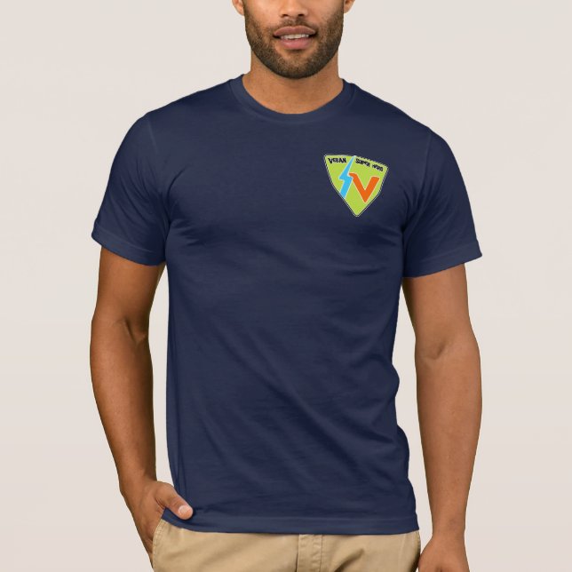T-shirt Vegan Super Hero (Devant)