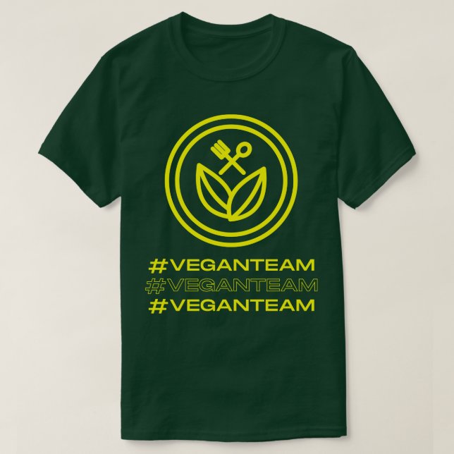 T-shirt Vegan Team Vegan 1 (Design devant)
