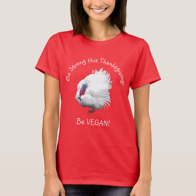 T-shirt Vegan Turquie Thanksgiving (Devant)